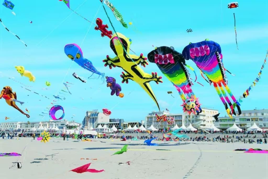 Cozy D'Opale Charmant T1 Bord De Mer Cour Privee Et Clot Wifi 3 Pers Animaux Acceptes Gratuit Appartement Berck Buitenkant foto